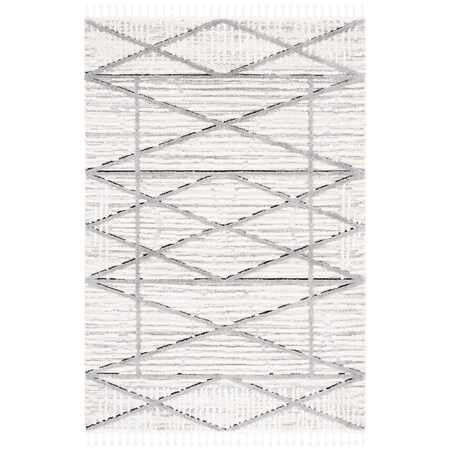 Safavieh 9 x 12 ft. Marrakech Rectangle Power Loomed Rug Beige & Grey MRK540F-9